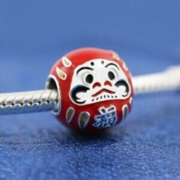 Pandora Red Daruma Doll Charm - Picture 4 of 4